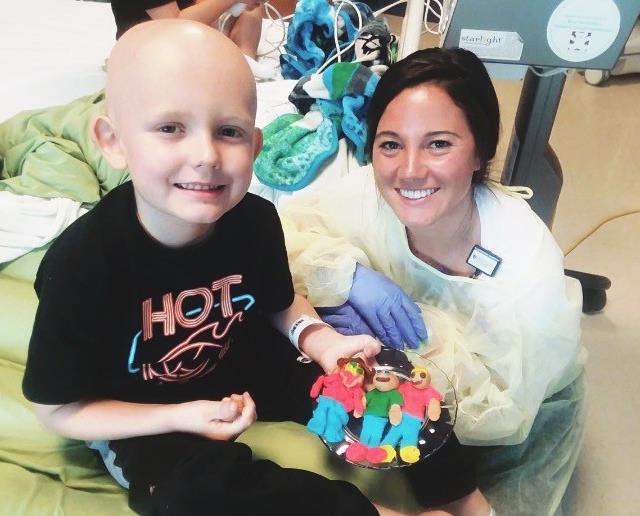Kaylee and a patient