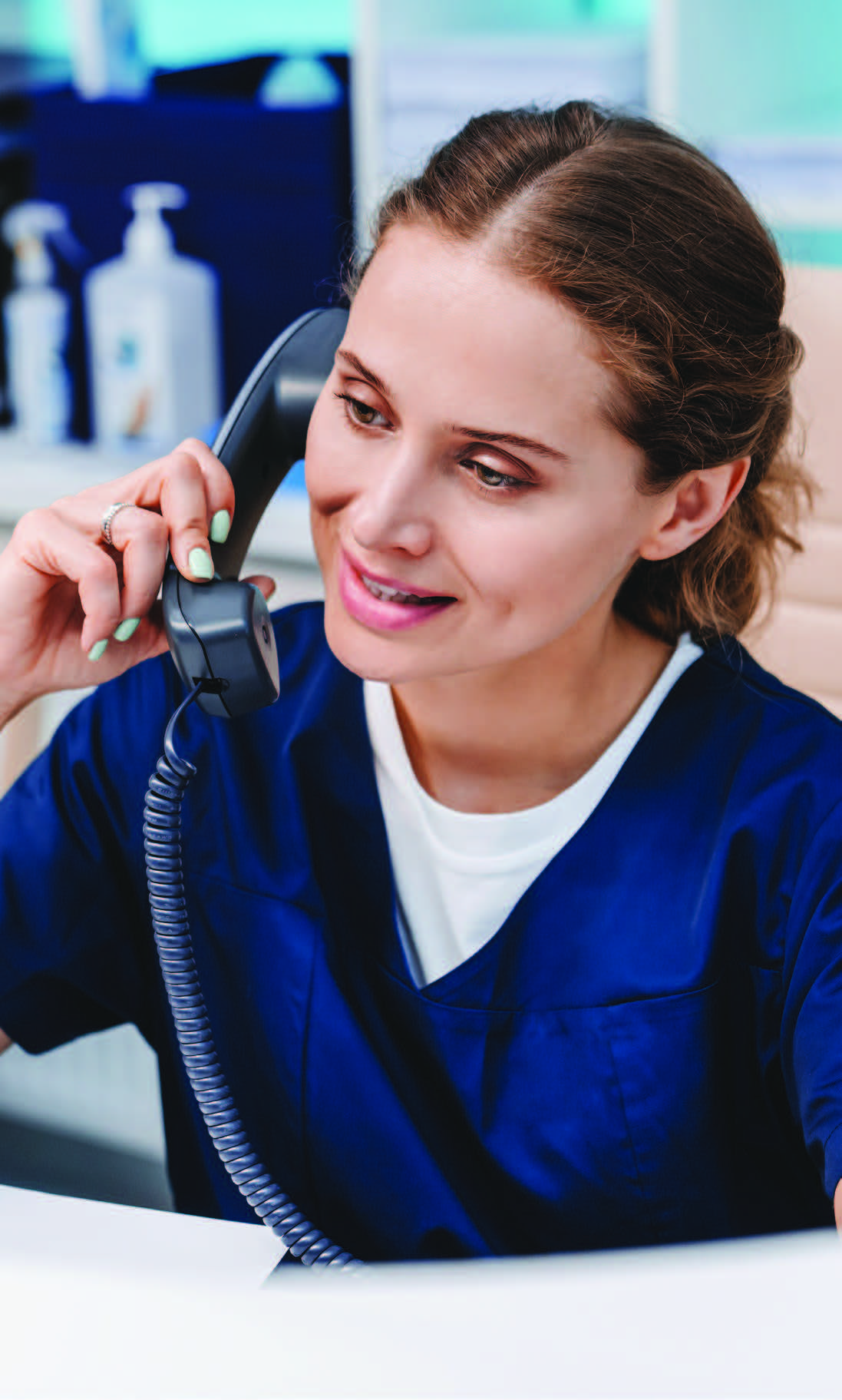 making phone calls
