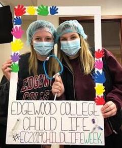 Students at Child Life Week